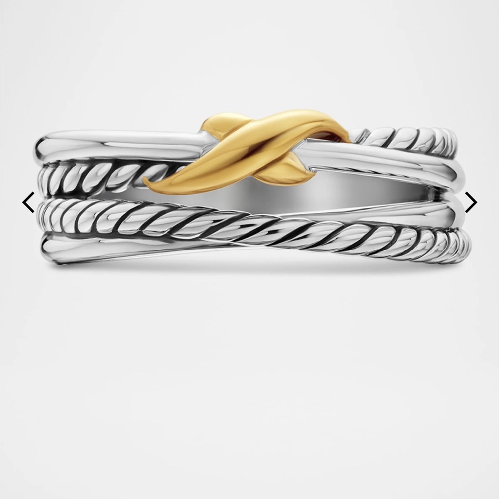 David Yurman X Cable Crossover Ring